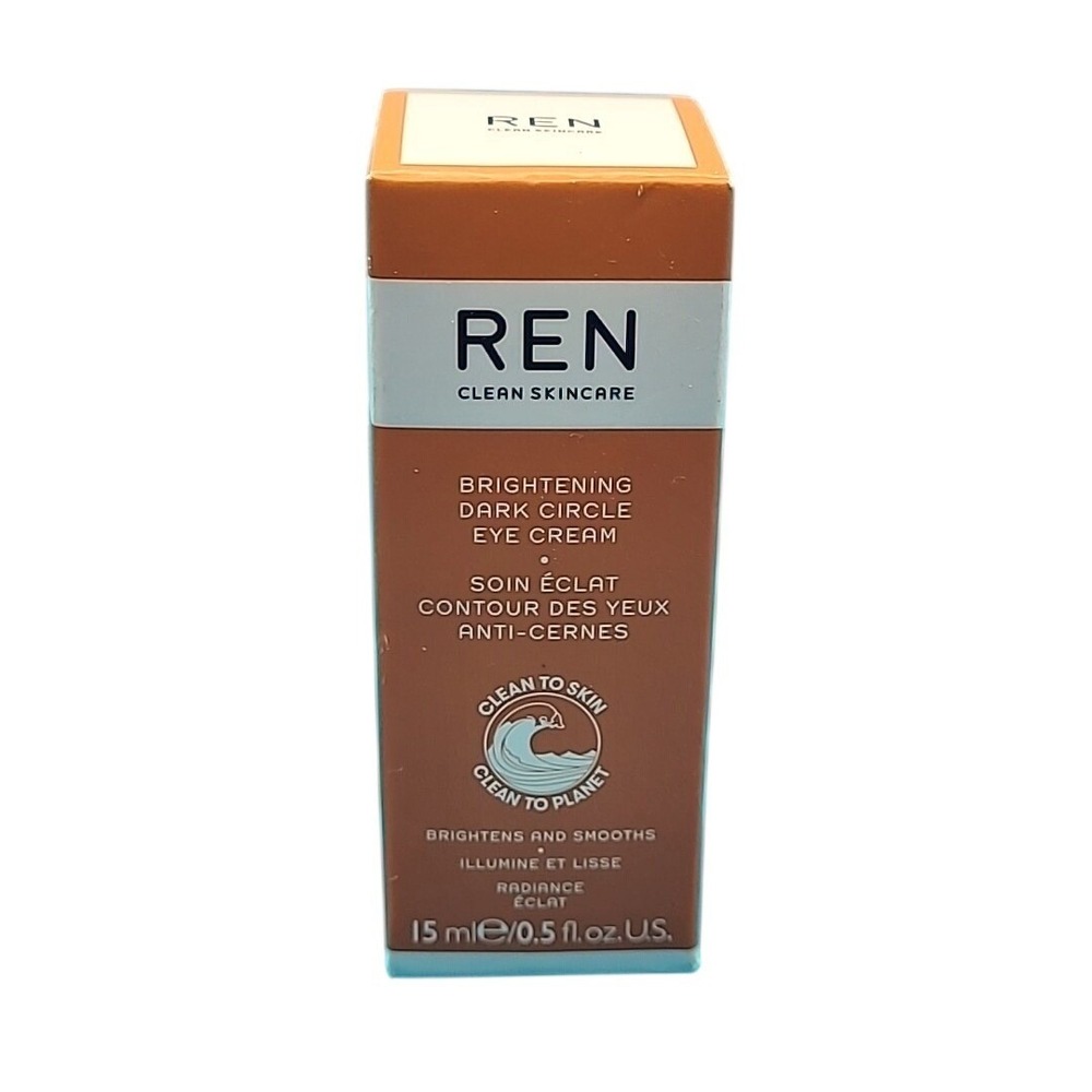 NEW REN Brightening Dark Circle‎ Eye Cream 0.5 fl oz Clean Skincare